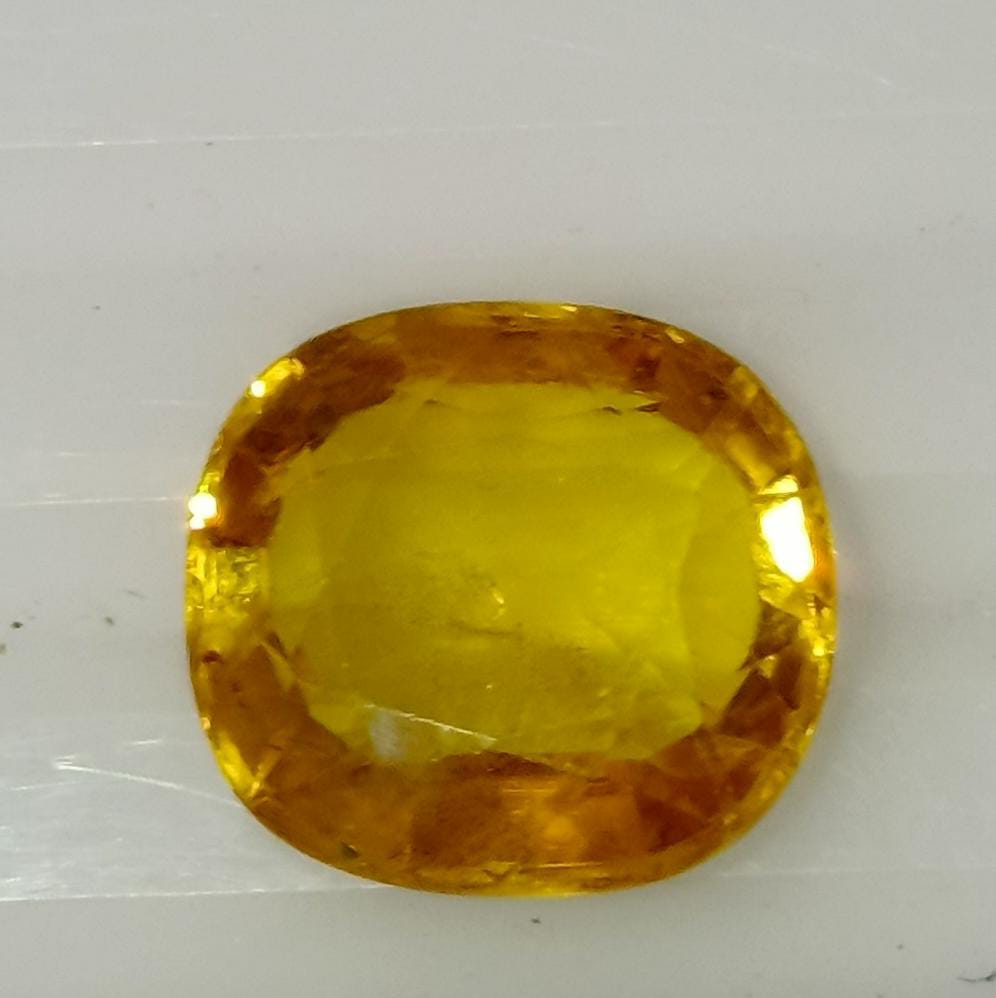 Natural yellow sapphire