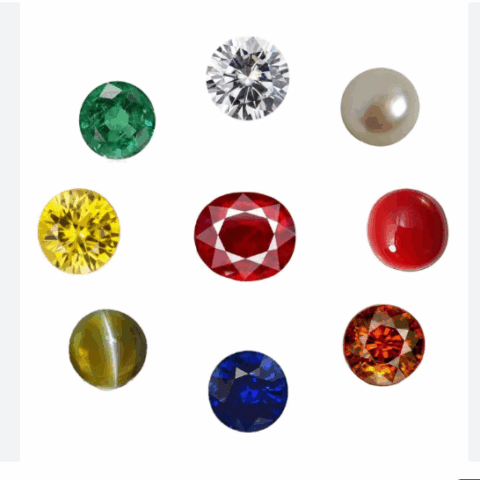 Natural navarartna sets 9 gems