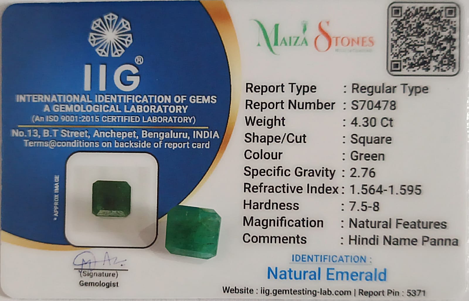 Natural Emerald - Image 3