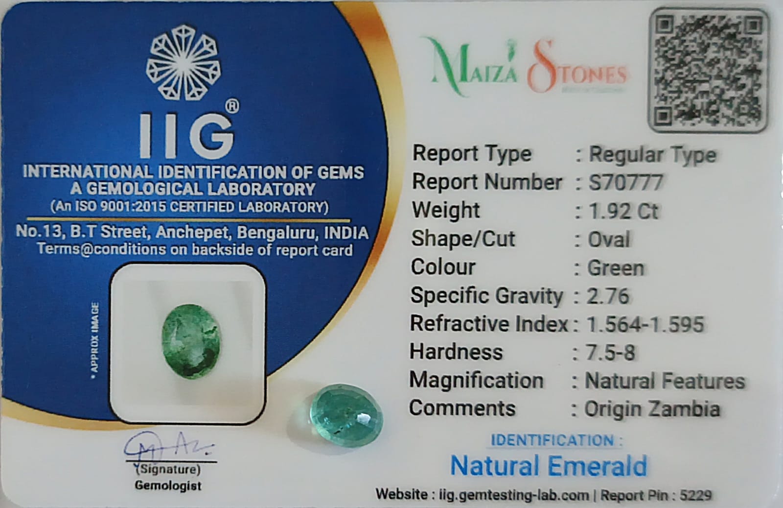Natural Emerald 1.92 Carats - Image 4