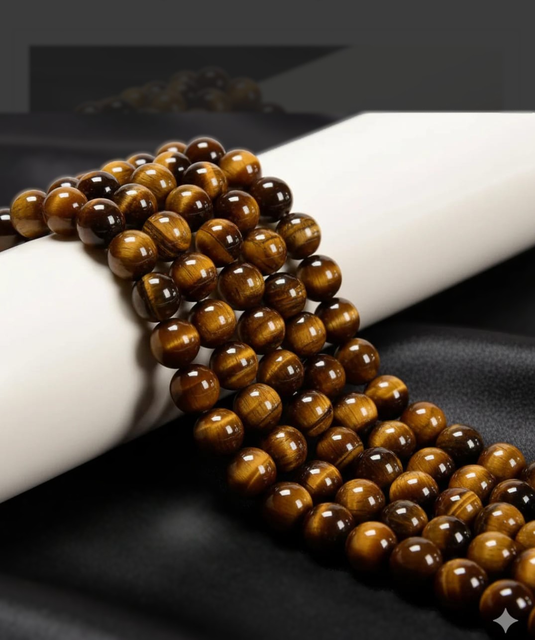 Natural Tiger Eye Japamala 108 Beeds - Image 2